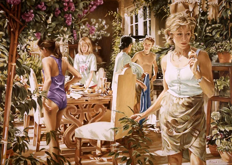 картина в офисе Тинькова